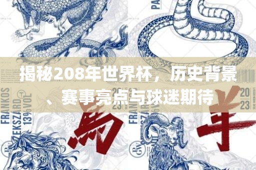 揭秘208年世界杯，历史背景、赛事亮点与球迷期待