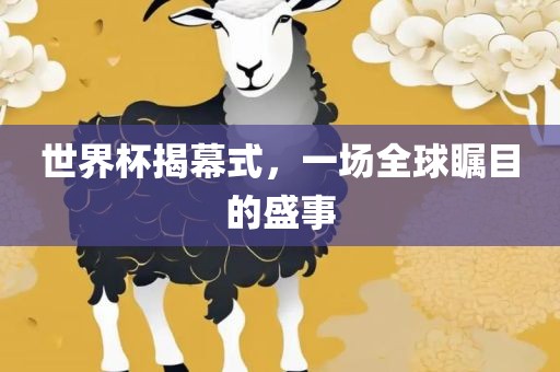 世界杯揭幕式，一场全球瞩目的盛事