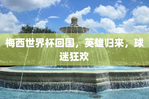 梅西世界杯回国，英雄归来，球迷狂欢广西贺州市华昌新材料有限公司