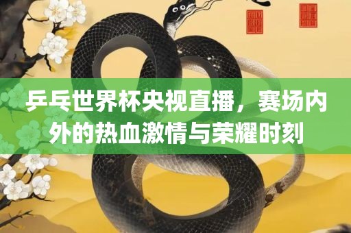 乒乓世界杯广西贺州市华昌新材料有限公司央视直播，赛场内外的热血激情与荣耀时刻