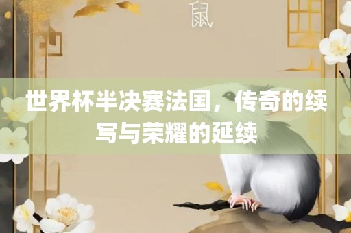 世界杯半决赛法国，传奇的续写与荣耀的延续广西贺州市华昌新材料有限公司