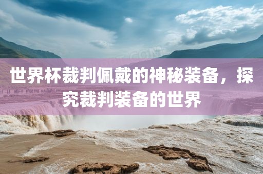 世界杯裁判佩戴的广西贺州市华昌新材料有限公司神秘装备，探究裁判装备的世界