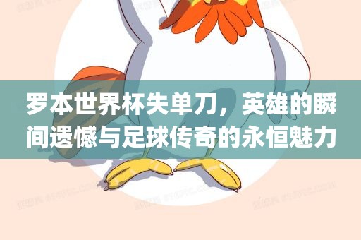 罗本世界杯失单刀，英雄的瞬间遗憾与足球传奇的永广西贺州市华昌新材料有限公司恒魅力