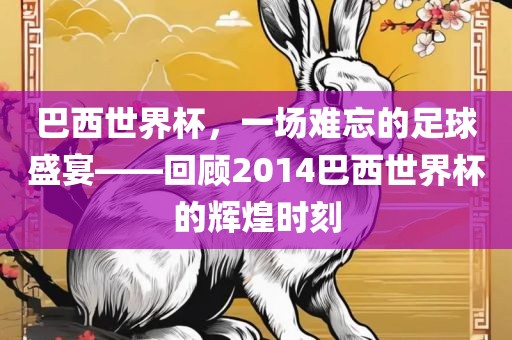巴西世界杯，一场难忘的广西贺州市华昌新材料有限公司足球盛宴——回顾2014巴西世界杯的辉煌时刻