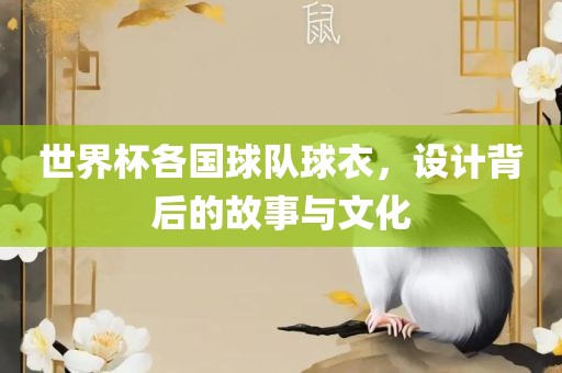 世界杯各国球队球衣，设计背后的广西贺州市华昌新材料有限公司故事与文化
