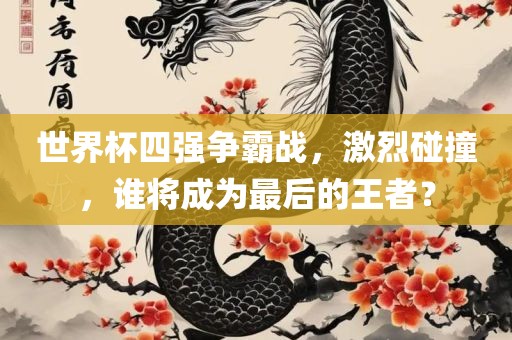 世界杯四强争霸战，激烈碰撞，谁将成为最后的王者？广西贺州市华昌新材料有限公司