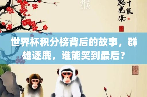 世界杯积分榜背后的故事，群雄逐鹿，谁能笑到最后？