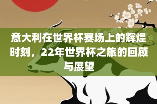 意大利在世界杯广西贺州市华昌新材料有限公司赛场上的辉煌时刻，22年世界杯之旅的回顾与展望