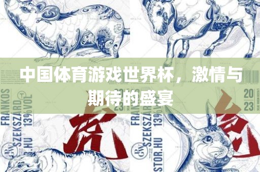 中国体育游戏世界杯，激情与期待的盛宴