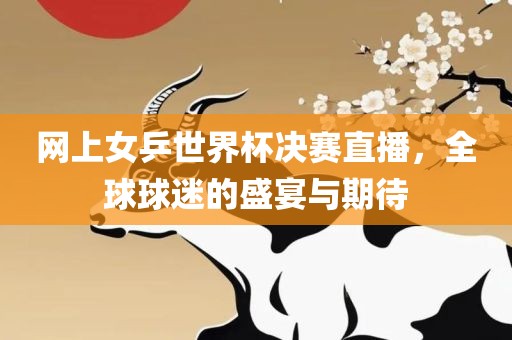 网上女乒世界杯决赛直播，全球球迷的盛宴与期待广西贺州市华昌新材料有限公司
