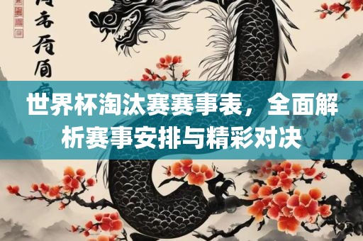世界杯淘汰赛赛事表，全面解析赛事安排与精彩对决
