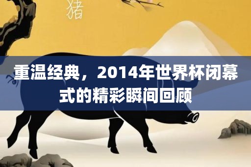 重温经典，2014年世界杯闭幕式的精彩瞬间回顾广西贺州市华昌新材料有限公司