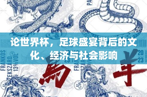 论世界杯，足球盛宴背后的文化、经济与社会影响