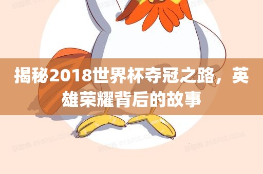 揭秘2018世界杯夺冠之路，英雄荣耀背后的故事广西贺州市华昌新材料有限公司