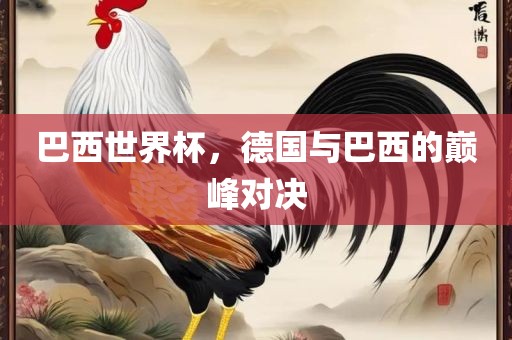 巴西世界杯，德国与巴西的巅峰对决