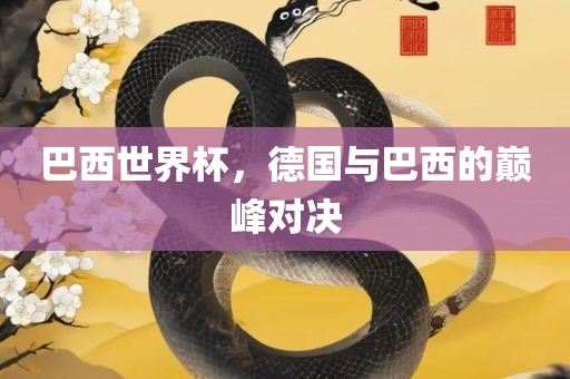 巴西世界杯，德国与巴西的巅峰对决