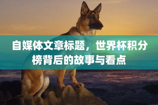 自媒体文章标题，世界杯积分榜背后的故事与看点
