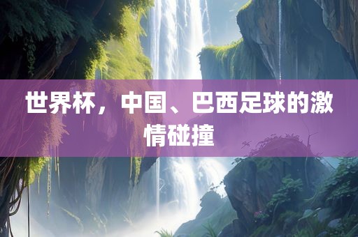 世界杯，中国、巴西足球的激情碰撞