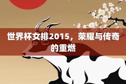 世界杯女排2015，荣耀与传奇的重燃