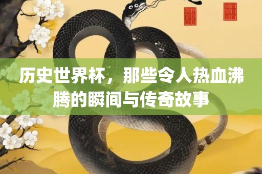 历史世界杯，那些令人热血沸腾的瞬间与传奇故事