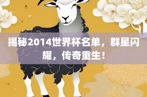 揭秘2014世界杯名单，群星闪耀，传奇重生！