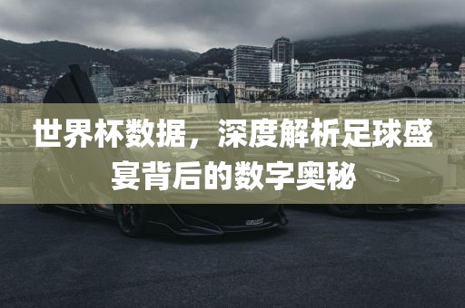 世界杯数据，深度解析足球盛宴背后的数字奥秘