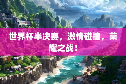 世界杯半决赛，激情碰撞，荣耀之战！