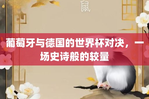 葡萄牙与德国的世界杯对决，一场史诗般的较量