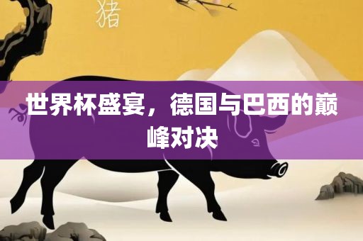 世界杯盛宴，德国与巴西的巅峰对决
