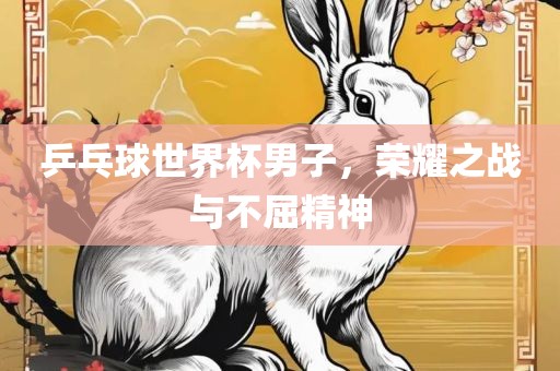 乒乓球世界杯男子，荣耀之战与不屈精神