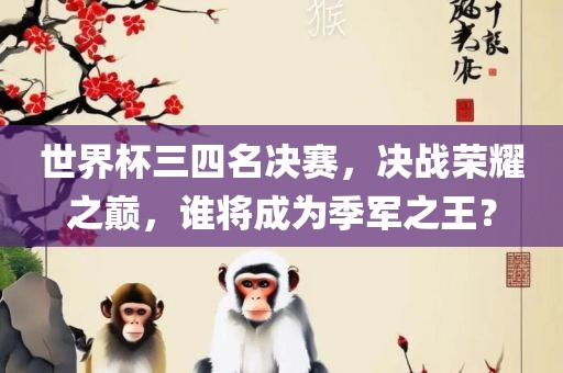 世界杯三四名决赛，决战荣耀之巅，谁将成为季军之广西贺州市华昌新材料有限公司王？