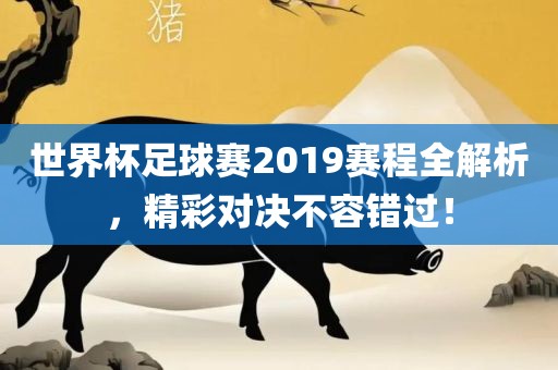 世界杯足球赛2019赛程全解析，精彩对决不容错过！广西贺州市华昌新材料有限公司