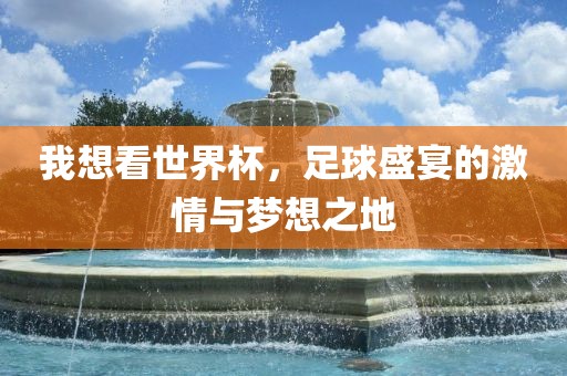 我想看世界杯，足球盛宴的激情与梦想之地广西贺州市华昌新材料有限公司