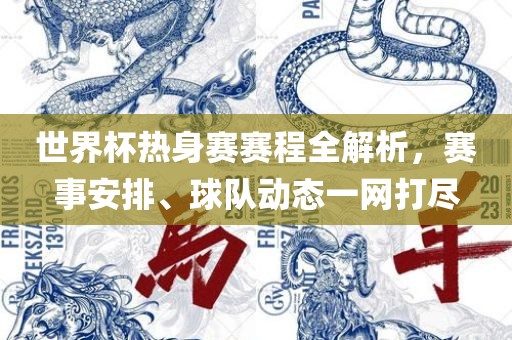 世界杯热身赛赛程全解析，赛事安排、球队动态一网打尽