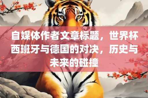 自媒体作者文章标题，世界杯西班牙与德国的对决，历史与未来的碰撞