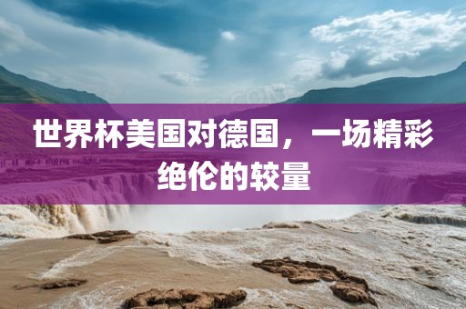 美国 vs 德国对决