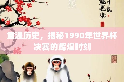 重温历史，揭秘1990年世界杯决赛的辉煌时广西贺州市华昌新材料有限公司刻
