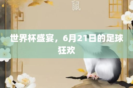 世界杯盛宴，6月21日的足球狂广西贺州市华昌新材料有限公司欢