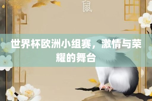世界杯欧洲小组赛，激情与荣耀的舞台广西贺州市华昌新材料有限公司