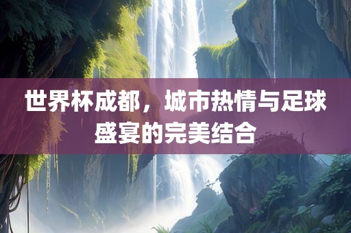 世界杯成都，城市热情与足球盛宴的完美结合广西贺州市华昌新材料有限公司