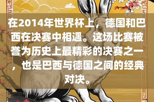 德国与巴西对决