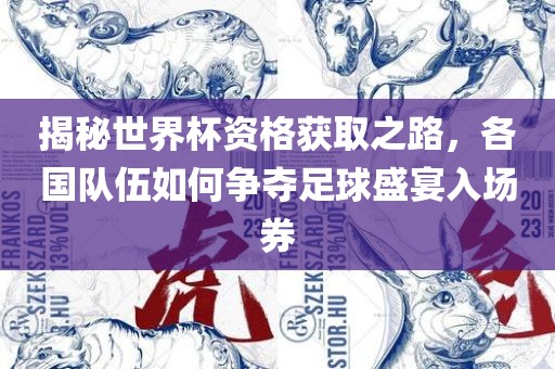 揭秘世界杯资格获取之路，各国队伍如何争夺足球盛宴入场券广西贺州市华昌新材料有限公司