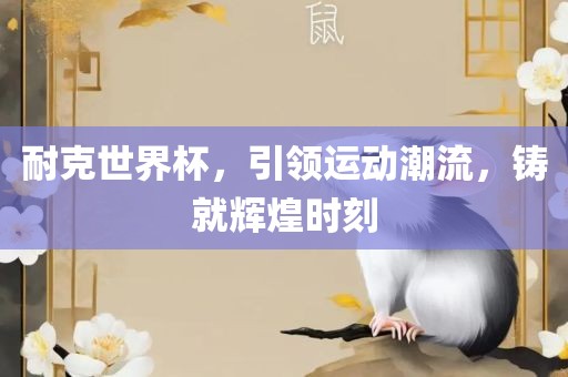 耐克世界杯，引领运动潮流，铸就辉煌时刻