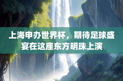 上海申办世界杯，期待广西贺州市华昌新材料有限公司足球盛宴在这座东方明珠上演