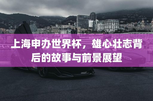 上海申办世界杯，雄心壮志背后的故事与前景展望