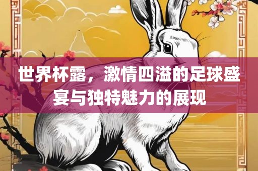 世界杯露，激情四溢的足球盛宴与独特魅力的展现广西贺州市华昌新材料有限公司