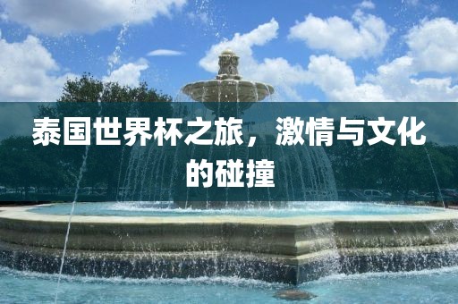 泰国世界杯之旅，激情与文化的碰撞广西贺州市华昌新材料有限公司