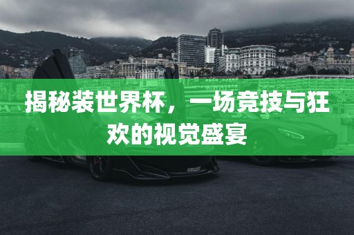 揭秘装世界杯，一场竞技与狂欢的视觉盛宴