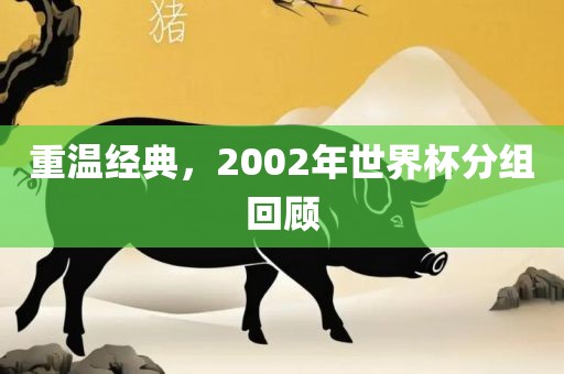 重温经典，2002年世界杯分组回顾
