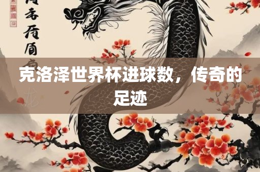 克洛泽世界杯进球数，传奇的足迹